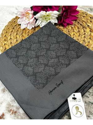 Harem Scarf Gold Sahra Eşarp Antrasit