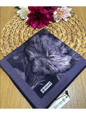 Siyane Scarf Lotus Desen Eşarp 01