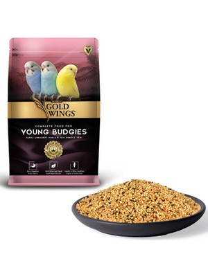 Gold Wings Premium Yavru Muhabbet Kuşu Yemi 1 kg