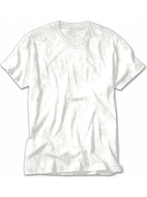 Wakha Erkek Ikizler Burcu Minimalist Tasarım - Sırt Baskılı - Beyaz Tişört