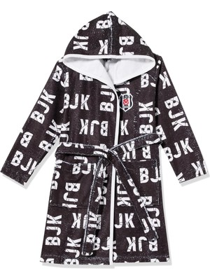 Taç Lisanslı Pamuk Beşiktaş 1903 Bornoz Çok Renkli 8-10 Yıl