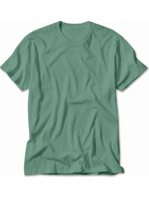 Wakha Erkek Başak Minimalist Tasarım - Sırt Baskılı - Yeşil