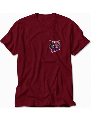 Wakha Erkek Aslan Burcu Cyber-Grunge Tasarım - Kırmızı