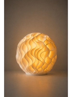 Glax Dekoratif Masa Lambası Alora | Modern Tasarım Abajur | E27 LED Ampul Dahil | Ambiyans Aydınlatma | Hediyelik