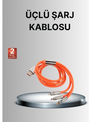 Dayanıklı Hızlı Şarj Kablosu – Esnek, Kırılmaz ve Yüksek Hızlı Veri Aktarım Destekli - Lisinya