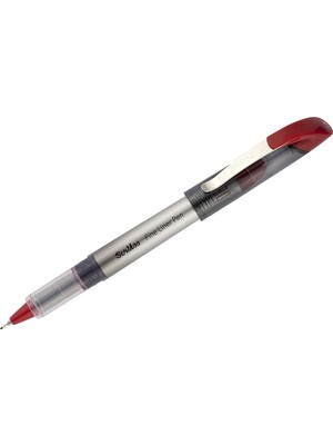 Scrikss Office FL68 Fine Liner Kalem 12'lik Ambalaj Kırmızı 0.6 mm
