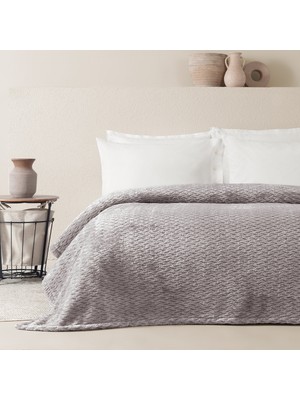 Dormy Home Carsten Wellsoft Tek Kişilik Battaniye - Vizon