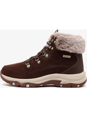 Skechers Trego-Snow Worries Kadın Kahverengi Kar Botu 167882 Choc