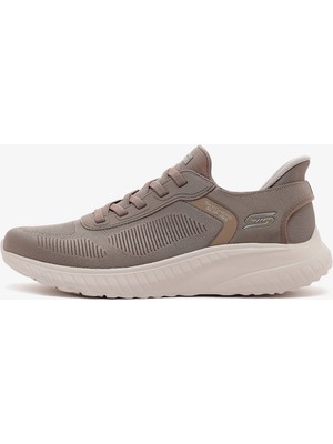 Skechers Bobs Squad Chaos - Solid Step Erkek Bej Spor Ayakkabı 118312 Dktp