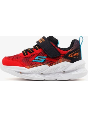 Skechers Meteor-Lights 2.0 Küçük Erkek Çocuk Kırmızı/siyah Işıklı Spor Ayakkabı 401490N Rdbk