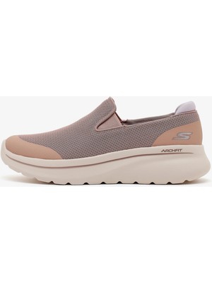 Skechers Go Walk Arch Fit N-Joy-Ivana Kadın Bej/mor Yürüyüş Ayakkabısı 125841TK Tplv