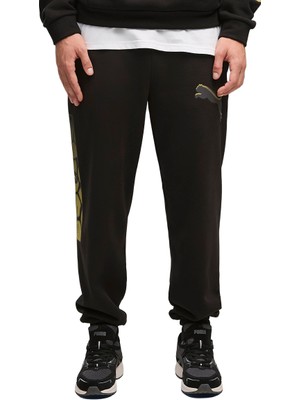 Puma Sport Street Relaxed Erkek Siyah Günlük Stil Eşofman Altı 69431901