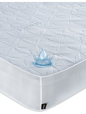 Viscotex Cool Premium Sıvı Geçirmez Fitted Alez, Günlük Kullanıma Uygun Nefes Alabilen Sessiz Full Kenar Yatak Koruyucu