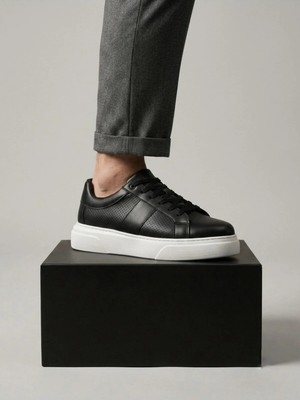 Beskar BA0247 Erkek Sneaker Günlük Casual Spor Ayakkabı Siyah