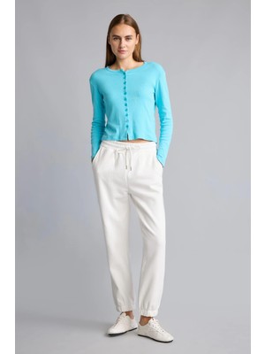DeFacto Jogger Fit Elastik Bağlamalı Bel Basic Pamuklu Eşofman Altı F9622AX26WN