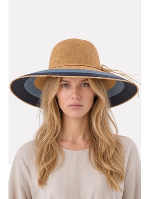 Nordbron Lennox Hasır Şapka Straw Hat Yazlık Şapka Deri Etiketli