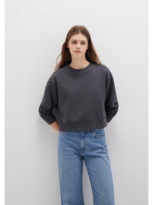 Mavi Bisiklet Yaka Antrasit Sweatshirt 1S10387-83620