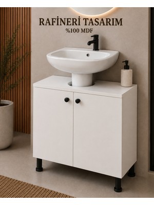 Rafineri Tasarım Asya Banyo Dolabı,lavabo Altı Dolap,ayaklı Lavabo Dolabı,modern Lavabo Altı Ünite %100 Mdf