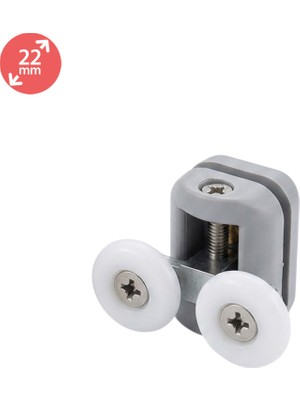 Eym Duşakabin Tekerleği Üst Tekerlek Teker Çapı 22 mm
