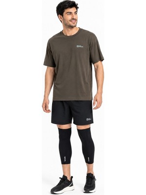 Jack Wolfskin Essential T M Erkek T-Shirt K.kahverengi 1207431