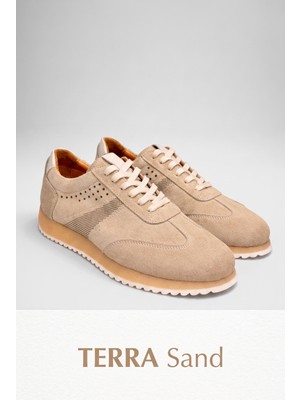 Calvaren Terra Süet Hakiki Deri Termo Taban Sneaker Süet Deri Premium Erkek Ayakkabısı