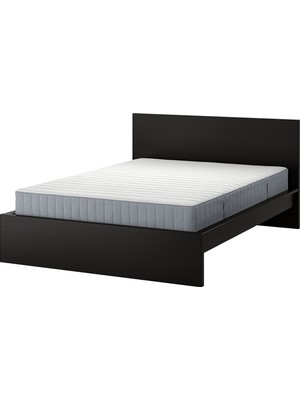 IKEA Çift Kişilik Karyola Iskeleti 140X200 cm Huş - Modern Iskandinav Tarzı Ahşap Yatak Odası Karyolası (Yatak/şilte Hariç)