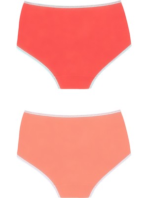 Organickid Watermelon Kadın Yüksek Bel Slip Külot 2'li Set