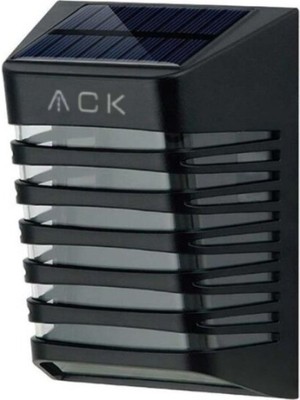 Ack Solar LED Bahçe Çit Lambası Günışığı 3000K Siyah AG60-09851