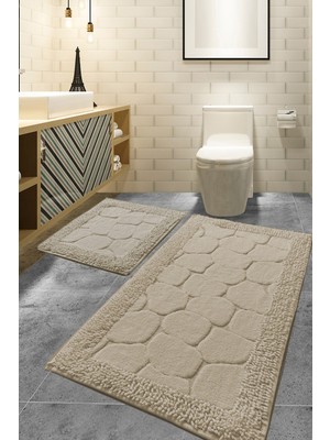 Rani Mobilya Rani Home Banyo Paspası Seti  Çok Renkli BA-6278