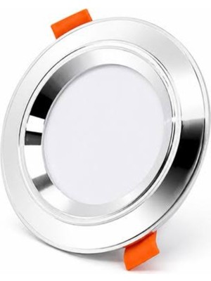 Goya 9W LED Panel Krom Kasa Beyaz 6500K Sıva Altı GY-1748