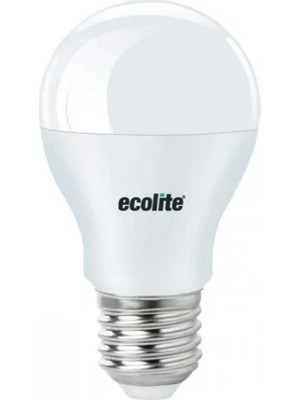 Ecolite 12W E27 LED Ampul Kırık Beyaz 4000K Doğal Işık