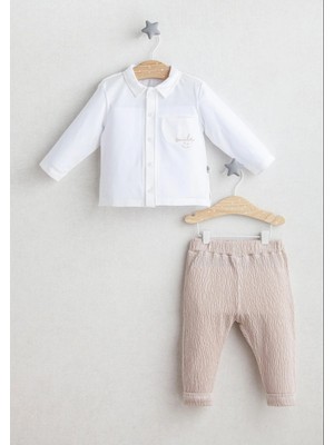Tongs Baby Erkek Bebek Smile 2’li Takım Açık Kahve