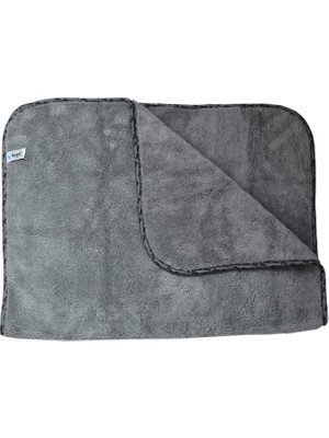Brf Store Su Store Spark 2316 Mikrofiber Peluş Oto Kurulama ve Temizlik Bezi Büyük Boy 60X90 Cm. Gri