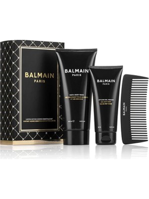 Balmain Limited Edition Homme Essentials Erkekler Için Saç ve Vücut Bakım Seti