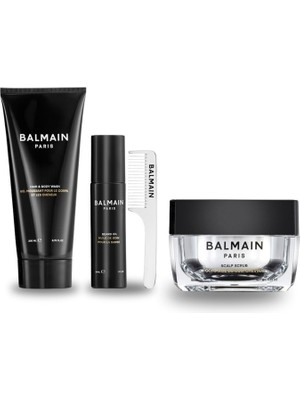 Balmain Homme Giftset Erkekler Için Ince Telli Saç Bakım Seti