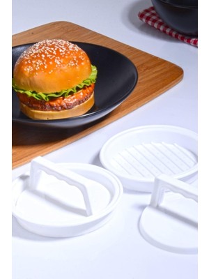 Brf Store Su Store 2 Adet Hamburger ve Köfte Kalıbı Şekillendirici Pratik Köfte Yapma Aparatı