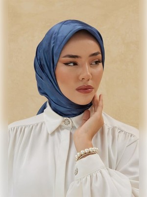 Silk Home Shiny Kristal Eşarp Bulut Desen