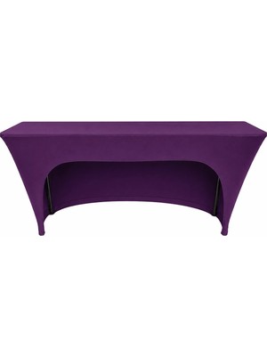 Cosy Tr Streç Dikdörtgen Banket Masa Örtüsü - 3 Tarafı Kapalı Poly Jersey 130 gr