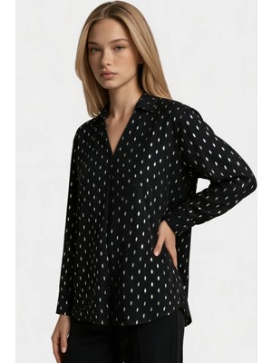 Hiccup Kadınlar Msn Kadın Polyester Likralı Tişört Siyah