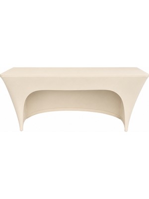 Cosy Tr Streç Dikdörtgen Banket Masa Örtüsü - 3 Tarafı Kapalı Poly Jersey 130 gr
