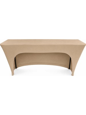 Cosy Tr Streç Dikdörtgen Banket Masa Örtüsü - 3 Tarafı Kapalı Poly Jersey 130 gr