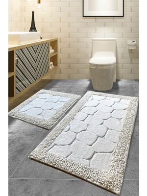 Rani Mobilya Rani Home Banyo Paspası Seti  Çok Renkli BA-6277