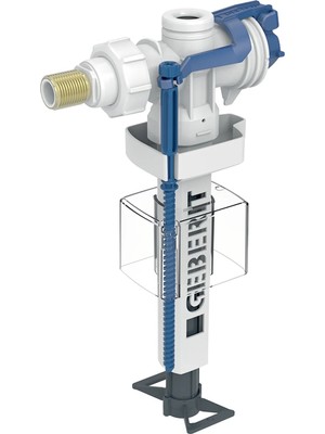 Geberit Tip 383 Doldurma Valfi Yan Su Bağlantısı, 3/8", Kısa Pirinç Nipel