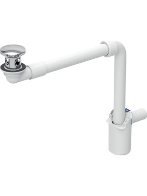 Geberit Lavabo Gideri Basma Kumandalı Dar Model D=32MM Krom Parlak - 152.073.21.1