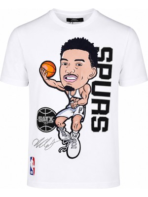 Pro Standart Sa Spurs Erkek T-Shırt BSA1515764-WHT