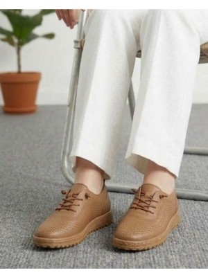 Homiro Kadın Bağcıklı Casual Süet Ayakkabı - Siyah