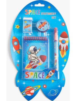 Koton Uzay Temalı Defter ve Kırtasiye Seti