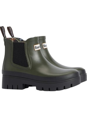 Barbour Halton Chelsea Yağmur Botu OL12 Olive-Black