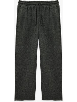 Koton Regular Fit Cepli Beli Bağcıklı Pantolon