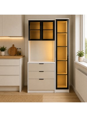 Mobilyacın Pera Ledli Kahve Köşesi %100 Mdf